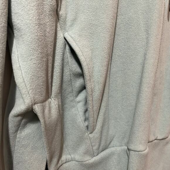 Sweaty Betty Oversized Fleece Hoodie Small In Mist Blue New Retails $158 Soft - Picture 3 of 6